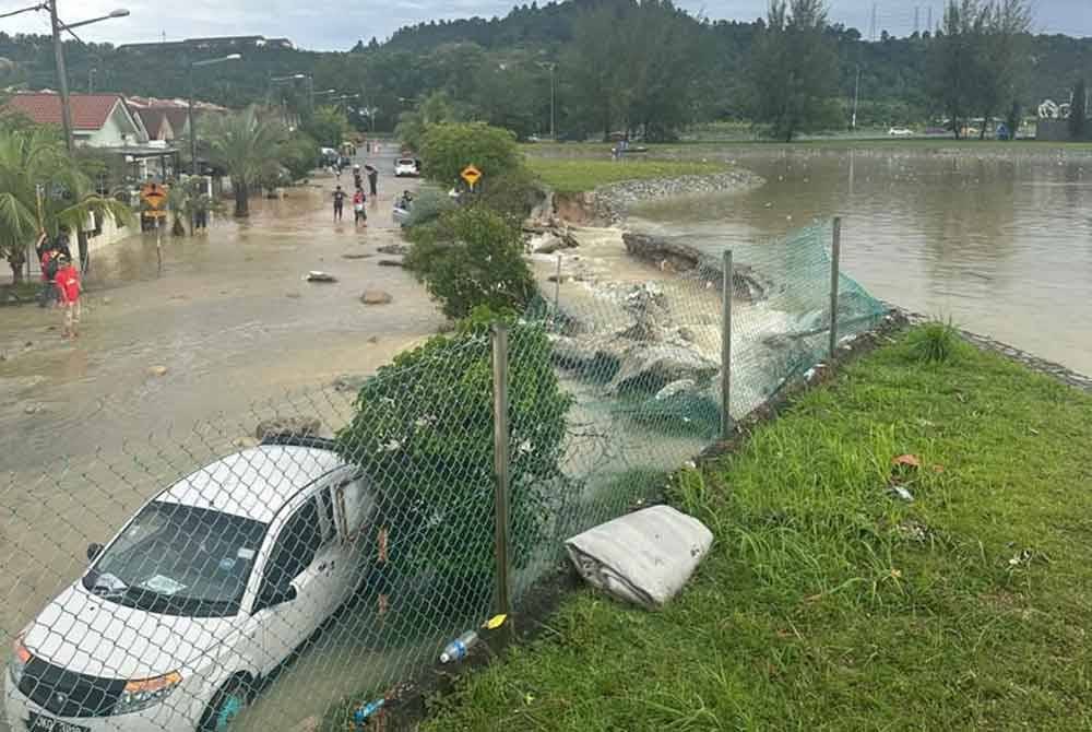 Kolam takungan pecah bukan dalam projek pembangunan Bandar Saujana Utama – Glomac